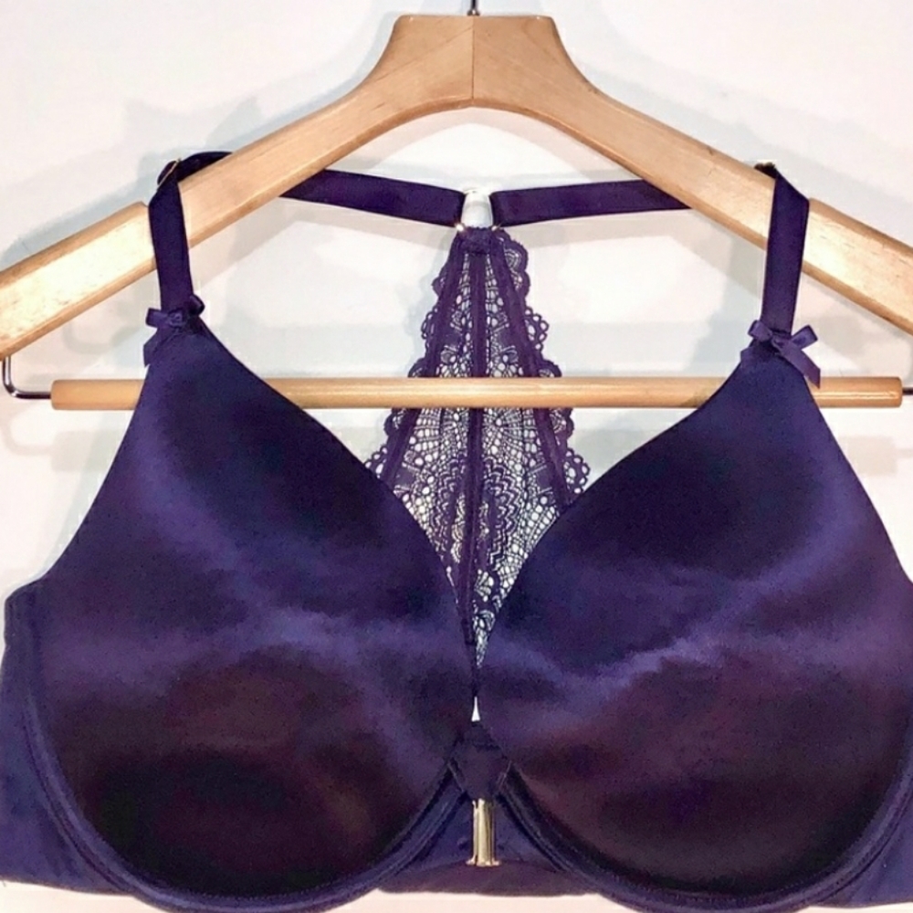 Cacique royal purple plunge bra